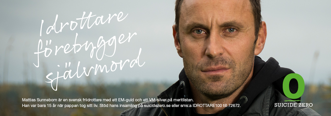 Idrottare förebygger självmord